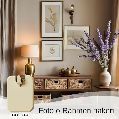 Bilderaufhänger - Aufbewahrungshaken Wandhänger für Bilder | 10 Stück Universales Befestigungsset Für Wohnung Hotel Dormitorium Raumdekoration Gemälde Spiegel Leinwand von Generisch