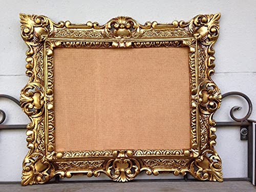 Bilderrahmen+Glas Antik Gold Rechteckig 45x37 Foto Spiegelrahmen Gemälderahmen Barockrahmen 24 x 30 cm Prunk rahmen 3047G Trans von Generisch