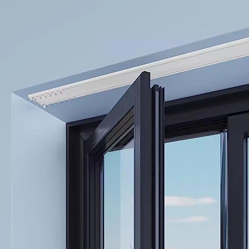Binario Tenda Soffitto Doppia Porta con Ganci a Rulli Pista per Tende a Soffitto per Finestre Patio Ospedale Camper a Aste per Tende da Parete Bianco Binario Tenda Soffitto Doppia Porta con Ganci a Rulli Pista per Tende a Soffitto per Finestre Patio Ospedale Camper a Aste per Tende da Parete Bianco von Generisch