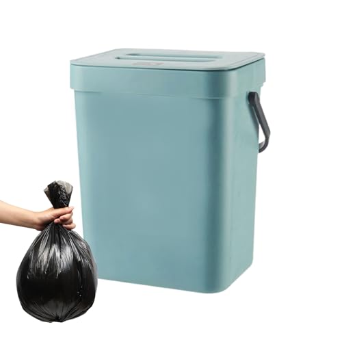 Biomülleimer Küche 3L mit Deckel, Komposteimer Geruchsdicht Aufhängbar Abfalleimer mit Deckel, Mülleimer für Arbeitsplatte, Behälter mit Deckels Biomülleimer Küche 3L mit Deckel, Komposteimer Geruchsdicht Aufhängbar Abfalleimer mit Deckel, Mülleimer für Arbeitsplatte, Behälter mit Deckels von Generisch