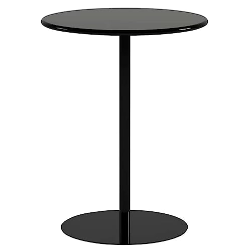 Bistrotisch aus Metall, runder Couchtisch aus Eisen für den Innen- und Außenbereich, stabile Basis für Garten, Esszimmer oder Hausbar, Farbe: Schwarz, Größe: 70 x 72 cm Bistrotisch aus Metall, runder Couchtisch aus Eisen für den Innen- und Außenbereich, stabile Basis für Garten, Esszimmer oder Hausbar, Farbe: Schwarz, Größe: 70 x 72 cm von Generisch