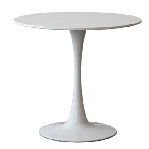 Bistrotisch rund modern Esstisch 50 cm weiße MDF-Platte Tulpen-Design für kleine Küche Esszimmer Wohnzimmertisch Bistrotisch rund modern Esstisch 50 cm weiße MDF-Platte Tulpen-Design für kleine Küche Esszimmer Wohnzimmertisch von Generisch