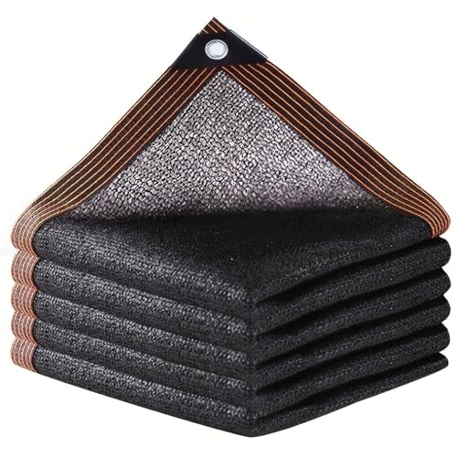 Black Shade Cloth with Grommets - Sunblock Mesh for Plants, Greenhouse & Patio(3Mx5M) von Generisch