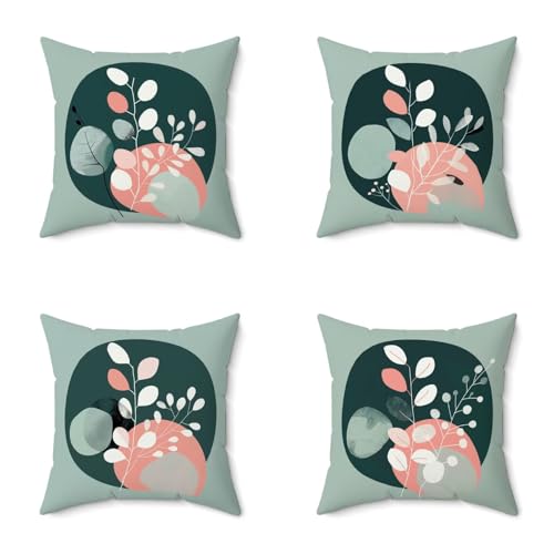 Blau Kissenbezug 45X45CM 4er Set Outdoor Kissen Wetterfest Leinen Sofakissen Flores y hierba Kissen mit Unsichtbarem Reißverschluss für Schlafzimmer Bett Sofa Stuhl Garten Home Decor Geschenke B-3800 Blau Kissenbezug 45X45CM 4er Set Outdoor Kissen Wetterfest Leinen Sofakissen Flores y hierba Kissen mit Unsichtbarem Reißverschluss für Schlafzimmer Bett Sofa Stuhl Garten Home Decor Geschenke B-3800 von Generisch