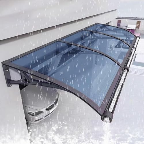 Blaue Polycarbonat-Türvordach – Außenmarkise für Haustür, UV- und Regenschutz, Aluminiumhalterung, stilvolle Terrassenüberdachung, wetterfeste Eingangsabdeckung Blaue Polycarbonat-Türvordach – Außenmarkise für Haustür, UV- und Regenschutz, Aluminiumhalterung, stilvolle Terrassenüberdachung, wetterfeste Eingangsabdeckung von Generisch