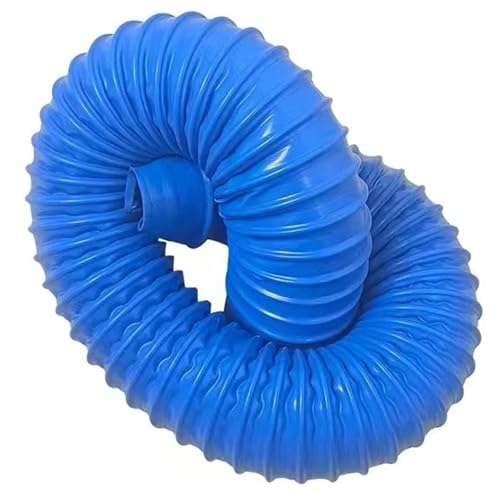 Blauer PVC-Gummi-Kanal-Entlüftungsschlauch, Luftkanalbelüftung for Trockner/Staubsauger, Regenwasserrohr-Fallrohr for Terrassendecks im Freien (3,28 Fuß, 30~300 mm)(300mm) von Generisch