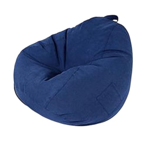 Blauer Sitzsack für Erwachsene und Jugendliche, tragbar, zusammenklappbar, für Spielzeugaufbewahrung, Innen- und Außendekoration, groß, 100 x 110 cm, bequeme Sitzlösung Blauer Sitzsack für Erwachsene und Jugendliche, tragbar, zusammenklappbar, für Spielzeugaufbewahrung, Innen- und Außendekoration, groß, 100 x 110 cm, bequeme Sitzlösung von Generisch