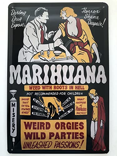 Blechschild 20x30cm gewölbt Marihuana Weed With Roots In Hell Deko Geschenk Schild Blechschild 20x30cm gewölbt Marihuana Weed With Roots In Hell Deko Geschenk Schild von susurrus