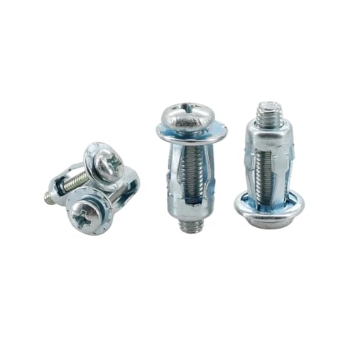 Blütenblatt Form Niet Mutter Schraube Bolzen Kit Expansion Metall Rivetnut M4 M5 M6 M8(Cross Head (Silver),M8x21(50Pcs)) von Generisch