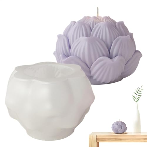 Blumen-Kerzen-Form, Silikonform für Harz-Kerzen, Harzblumen-Form, Kerzendekorationsform, Silikon-Blumen-Harzform, Seifenform, Fondant-Form, Kuchendekorationsform Blumen-Kerzen-Form, Silikonform für Harz-Kerzen, Harzblumen-Form, Kerzendekorationsform, Silikon-Blumen-Harzform, Seifenform, Fondant-Form, Kuchendekorationsform von Generisch