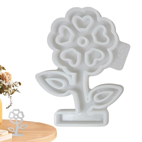 Blumen-Silikonform – Blumentopf-Form, Osterformen, flexible Form, antihaftbeschichtet, wiederverwendbar, Bastelwerkzeug für Osterpartys, Frühlingstisch-Mittelstück von Generisch