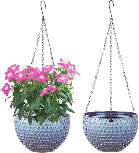 Blumenampel Hängend Außen & Innen, 2025 Neu Hängeampel mit Wasserspeicher Blumentopf Hängend, Hängetopf für Pflanzen Hanging Plant Pot mit Wasserspeicher und Rostfrei Ketten für Aesthetic Balkone Blumenampel Hängend Außen & Innen, 2025 Neu Hängeampel mit Wasserspeicher Blumentopf Hängend, Hängetopf für Pflanzen Hanging Plant Pot mit Wasserspeicher und Rostfrei Ketten für Aesthetic Balkone von Generisch