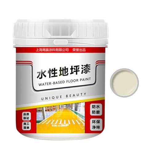 Bodenfarbe Auf Wasserbasis - 500 G Haltbarer Ungiftiger Geruchsfarbe Für Betonholz Garage Keller, Schnell, Trockene, Rutschfeste Bodenbeschichtung, Innen Im Freien - Handelsgebrauch Zu Hause. von Generisch