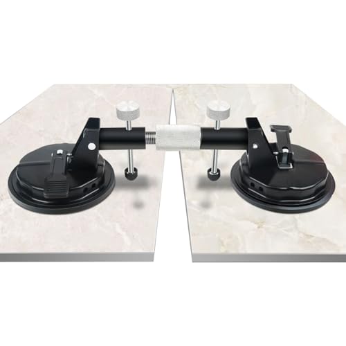 Bodenfliesen Sauggriff | Robuster Fliesen - Rutschfeste Stein Spalt Fixierhilfe Verbindungs Ausgleichswerkzeug Für Fliesen Glas Fenster Keramik Arbeitsplatten Anwendungen,Für Bodenfliesen Und Arbeitsp von Generisch