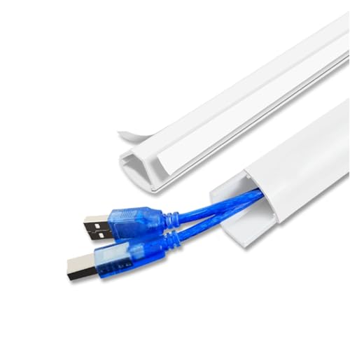 Bodenkordel-Abdeckleiste, 99,1 cm, selbstklebend, PVC-Kabelmanagement für Zuhause und Büro, Wand- und Boden-Kordelschutz, Weiß, 17 x 10 mm Bodenkordel-Abdeckleiste, 99,1 cm, selbstklebend, PVC-Kabelmanagement für Zuhause und Büro, Wand- und Boden-Kordelschutz, Weiß, 17 x 10 mm von Generisch
