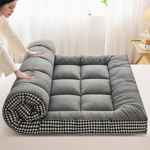 Bodenmatratze, dicke Isomatte, Bodenmatratze, faltbare Futon-Matratze, Boden-Futon-Matratze, aufrollbare Matratze für Boden, Matratzen, leicht zu verstauen, atmungsaktiv, faltbar, Gästebett Bodenmatratze, dicke Isomatte, Bodenmatratze, faltbare Futon-Matratze, Boden-Futon-Matratze, aufrollbare Matratze für Boden, Matratzen, leicht zu verstauen, atmungsaktiv, faltbar, Gästebett von Generisch