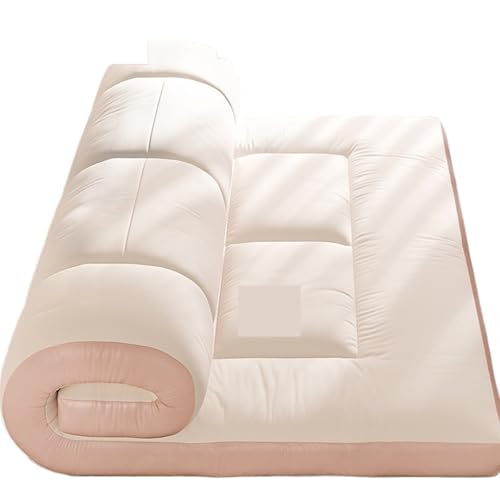 Bodenmatratze – bequemer Futon aus Sojafaser für Schlafsaal und Zuhause – weiche Doppelbettmatte für kompakte Räume Bodenmatratze – bequemer Futon aus Sojafaser für Schlafsaal und Zuhause – weiche Doppelbettmatte für kompakte Räume von Generisch