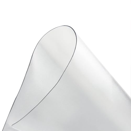 Bodenschutzmatte PVC Bürostuhlunterlage Bodenschutzmatte Bürostuhl Antirutsch Schreibtischstuhl Unterlage für Küche Indoor Flur Wohnzimmer(Frosted - 1.5 mm) von Generisch