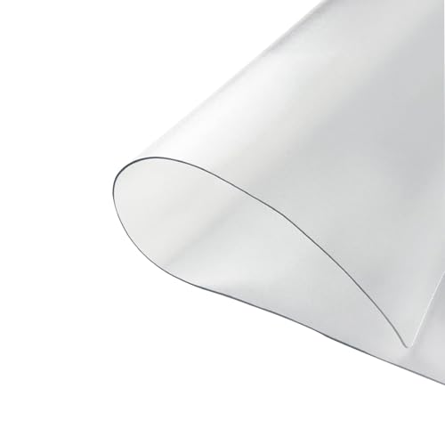 Bodenschutzmatte Transparent, Bürostuhlunterlage Drehstuhl Stuhlmatte, Schreibtischstuhl Matte für Harter Boden Parkett Bodenmatte, PVC Bodenunterlage Laminat Parkett rutschfest(Frosted - 1.5 mm) von Generisch