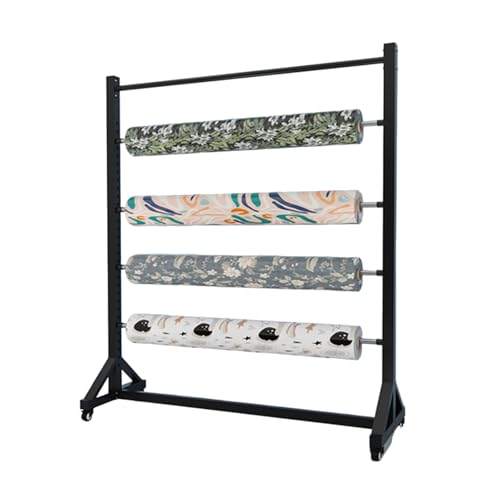 Bodenstehendes Stoffrollen-Aufbewahrungsregal für Vinyl, Transferpapier, Tapeten, Fensterfolie – organisieren und schützen Sie Ihre Materialien Bodenstehendes Stoffrollen-Aufbewahrungsregal für Vinyl, Transferpapier, Tapeten, Fensterfolie – organisieren und schützen Sie Ihre Materialien von Generisch