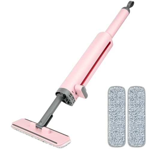 Bodenwischer MiniMopp Für Kleine Räume, Tragbar, Selbstquetschend, Kleine Staubwischer, Schreibtischreinigung, Kurzer Griff, Mopp Für Wohnmobil, Badezimmer, Küche, 16,5x5(39–50) cm von Generisch
