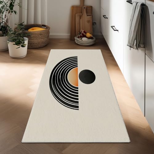 Bohème Stil Teppich Läufer für Flur 60 x 120 cm, Waschbarer Küche rutschfest Läuferteppich Weicher Kurzflor Schlafzimmer Teppich Geometrische Kreisstreifen Lang Mat für Eingang Büro Badezimmer Bohème Stil Teppich Läufer für Flur 60 x 120 cm, Waschbarer Küche rutschfest Läuferteppich Weicher Kurzflor Schlafzimmer Teppich Geometrische Kreisstreifen Lang Mat für Eingang Büro Badezimmer von Generisch