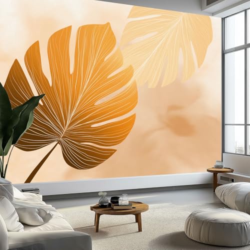 Bohème-Stil Vliestapete Fototapete 300 x 210 cm, Wanddekoration Pflanzen Linien Monstera Design Tapete abziehbar für Wohnzimmer Schlafzimmer Kinderzimmer Jugendzimmer Bohème-Stil Vliestapete Fototapete 300 x 210 cm, Wanddekoration Pflanzen Linien Monstera Design Tapete abziehbar für Wohnzimmer Schlafzimmer Kinderzimmer Jugendzimmer von Generisch