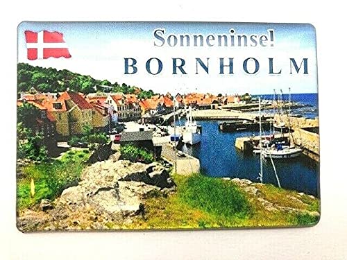 Bornholm, Ostseeinsel, Sonneninsel ,Daenemark, Kühlschrankmagnet ,Fridge Magnet, Souvenir 0710215 von Generisch