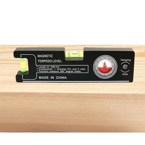 Box Digital Level - Winkelmesser, magnetischer Digitalwinkel -Finder mit LCD -Display, Mini -Level -Schrägstrich -Länger für die Holzbearbeitung - Magnetisierte V -Groove -Basis -Tragetasche enthalten von Generisch