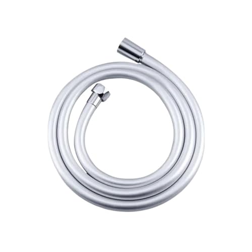 Brauseschlauch 1,5/2/3 Meter, Wasserversorgungsschlauch für Badezimmer, Zubehör für Schlauch für Düse für Badezimmer (Silver White 3m) von Generisch