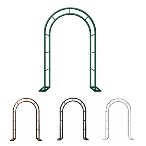 Breiter Gartenbogen,Stahl Rosenbogen Rankgitter Rankhilfe,schwarzer Rosenspalier Torbogen für Kletterpflanzen und Gurken,Dekorationsbogen Pergola für Feste,Innenterrasse und Garten(braun,W 120cm x H 2 Breiter Gartenbogen,Stahl Rosenbogen Rankgitter Rankhilfe,schwarzer Rosenspalier Torbogen für Kletterpflanzen und Gurken,Dekorationsbogen Pergola für Feste,Innenterrasse und Garten(braun,W 120cm x H 2 von Generisch