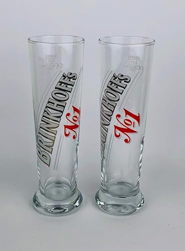 Brinkhoffs Gläser 0,3l / No 1 Premium Pilsener Glas Pils Bier Biergläser Bierpokal Bar Gastro / 2er Set von Generisch