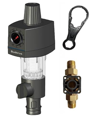 Buderus Logofix Rückspülfilter Druckminderer Wasserfilter 1,5-16 bar DN20 - DN32 (DN 32 | 1 1/4") von Generisch