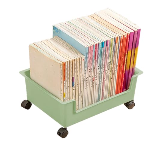 Bücher Lagerregale - Rollwagen für mobile Bücher, verstellbares Bücherregal | Bücherregal für Rollbücher, Bücherregal mit Rollen für Bücher Lagerregale - Rollwagen für mobile Bücher, verstellbares Bücherregal | Bücherregal für Rollbücher, Bücherregal mit Rollen für von Generisch