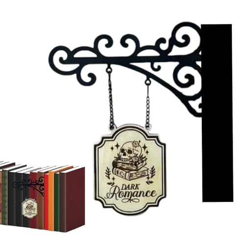 Bücherregal Deko | Bücherliebhaber Aufhängbares Schild - Leseaccessoires Für Bücherwand-Deko Zuhause Unterricht Halloween Bücherregal Deko | Bücherliebhaber Aufhängbares Schild - Leseaccessoires Für Bücherwand-Deko Zuhause Unterricht Halloween von Generisch