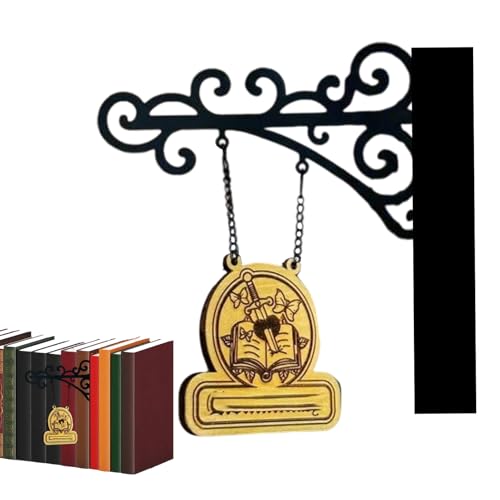 Bücherregal Deko - Schilder Deko Für Leseecken,Leseaccessoires Für Bücherwand-Deko Zuhause Unterricht Halloween Bücherregal Deko - Schilder Deko Für Leseecken,Leseaccessoires Für Bücherwand-Deko Zuhause Unterricht Halloween von Generisch