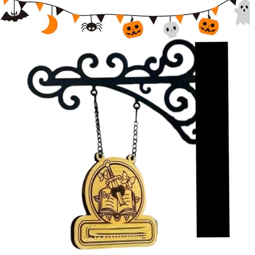 Bücherregal Dekoration - Schilder Für Leseecken,Leseaccessoires Für Bücherwand-Deko Zuhause Unterricht Halloween Bücherregal Dekoration - Schilder Für Leseecken,Leseaccessoires Für Bücherwand-Deko Zuhause Unterricht Halloween von Generisch