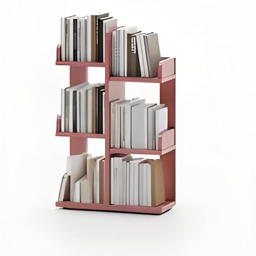 Bücherregal aus Holz, einzigartiges Design, horizontales Bücherregal für Arbeitszimmer, Wohnzimmer, Schlafzimmer, Balkon, Bürodekoration Bücherregal aus Holz, einzigartiges Design, horizontales Bücherregal für Arbeitszimmer, Wohnzimmer, Schlafzimmer, Balkon, Bürodekoration von Generisch