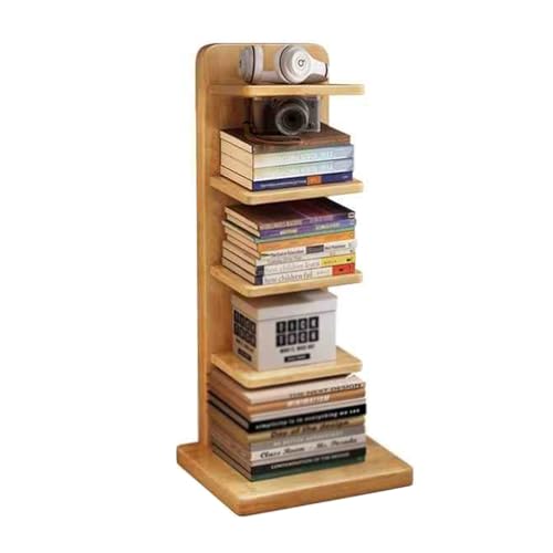 Bücherregal aus Holz, modernes offenes Regal für platzsparende Aufbewahrung und Präsentation in kleinen Räumen Bücherregal aus Holz, modernes offenes Regal für platzsparende Aufbewahrung und Präsentation in kleinen Räumen von Generisch