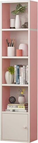 Bücherregal aus Holz für Kinder, mit Türen, Bücherregal, platzsparend, 3/4/5/6-lagiger Organizer für Kinderzimmer Bücherregal aus Holz für Kinder, mit Türen, Bücherregal, platzsparend, 3/4/5/6-lagiger Organizer für Kinderzimmer von Generisch