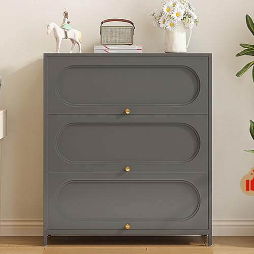 Bücherregal aus Metall, Bücherregal mit Klapptüren, freistehender Aufbewahrungsschrank, moderner Vitrine für Zuhause und Büro, platzsparender Organizer Bücherregal aus Metall, Bücherregal mit Klapptüren, freistehender Aufbewahrungsschrank, moderner Vitrine für Zuhause und Büro, platzsparender Organizer von Generisch