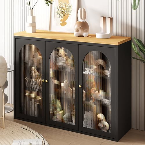 Bücherregal aus Stahl, Metallaufbewahrungsschrank mit Klapptüren, höhenverstellbar, Küche, Speisekammer, Organizer für Wohnzimmer und Büro Bücherregal aus Stahl, Metallaufbewahrungsschrank mit Klapptüren, höhenverstellbar, Küche, Speisekammer, Organizer für Wohnzimmer und Büro von Generisch