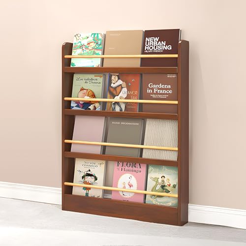 Bücherregal für Kinder, Wandmontage, mit 6 Ebenen, platzsparend, Spielzeug/CD/Buchaufbewahrung für Kinderzimmer, Zuhause, Wohnzimmer Bücherregal für Kinder, Wandmontage, mit 6 Ebenen, platzsparend, Spielzeug/CD/Buchaufbewahrung für Kinderzimmer, Zuhause, Wohnzimmer von Generisch