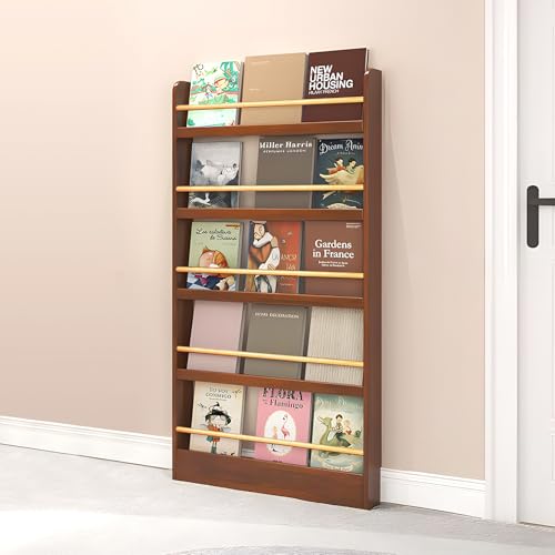 Bücherregal für Kinder, Wandmontage, platzsparendes Design, mehrstöckiges Kinder-Bücherregal für Spielzeug, CD und Bücher im Kinderzimmer oder Wohnzimmer Bücherregal für Kinder, Wandmontage, platzsparendes Design, mehrstöckiges Kinder-Bücherregal für Spielzeug, CD und Bücher im Kinderzimmer oder Wohnzimmer von Generisch