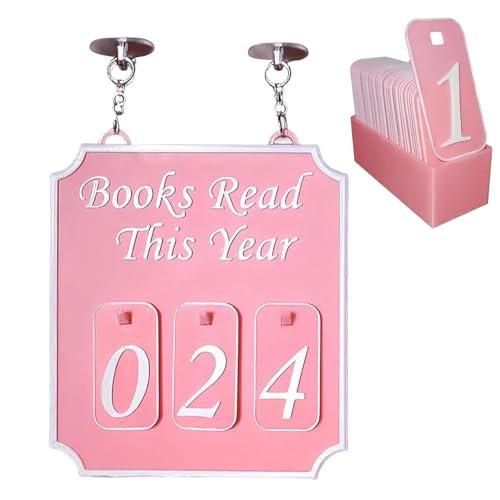 Bücherregal - - moderne Buchverzierung | Stilvoller Lesezähler | Bis zu 999 Bücher gelesen in diesem Jahr Tracker für Heimbibliothek, Wohnzimmer, Studium, Männer, Frauenbuchliebhaber Bücherregal - - moderne Buchverzierung | Stilvoller Lesezähler | Bis zu 999 Bücher gelesen in diesem Jahr Tracker für Heimbibliothek, Wohnzimmer, Studium, Männer, Frauenbuchliebhaber von Generisch
