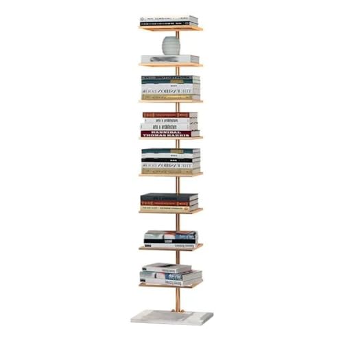 Bücherturm mit Metallrücken, 6/8 Etagen, Bodenart, unsichtbares Bücherregal, Eckaufhängung, einfaches Bücherregal für Wohnzimmer, Zuhause, Büro, Arbeitszimmer Bücherturm mit Metallrücken, 6/8 Etagen, Bodenart, unsichtbares Bücherregal, Eckaufhängung, einfaches Bücherregal für Wohnzimmer, Zuhause, Büro, Arbeitszimmer von Generisch