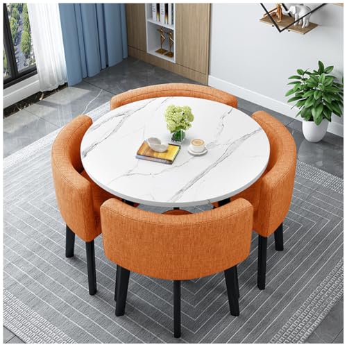 Büro-Empfangstisch und Stuhl-Set, platzsparendes Design, ideal für kleine Besprechungsräume und Wohnbereiche von Generisch