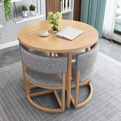Büro-Empfangstisch und Stuhl-Set – platzsparender runder Esstisch für Geschäftsverhandlungen, Konferenzraum, Sitzgelegenheiten, modernes graues Linien-Design, perfekt für Büros und Meetings Büro-Empfangstisch und Stuhl-Set – platzsparender runder Esstisch für Geschäftsverhandlungen, Konferenzraum, Sitzgelegenheiten, modernes graues Linien-Design, perfekt für Büros und Meetings von Generisch