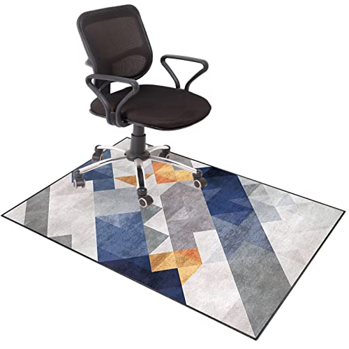 Büro-Gaming-Stuhlmatte für Hartholzböden, rutschfester Schreibtischstuhl-Teppich, langlebiger Bodenschutz für Rollstühle, 120 x 140 cm, ideal für Zuhause und Büro von Generisch