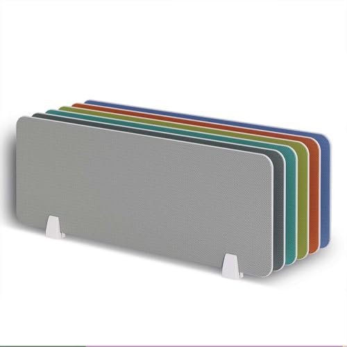 Büro-Trennwände – graue Klassenzimmer-Schreibtisch-Trennwände, Sichtschutz mit 2 Klemmen, Klemm-Schreibtisch, 100 x 30 cm, perfekt für Arbeitsbereiche und Arbeitsbereiche Büro-Trennwände – graue Klassenzimmer-Schreibtisch-Trennwände, Sichtschutz mit 2 Klemmen, Klemm-Schreibtisch, 100 x 30 cm, perfekt für Arbeitsbereiche und Arbeitsbereiche von Generisch